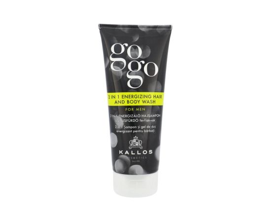 Kallos Gogo / 2 in 1 Energizing Hair And Body Wash 200ml M / Shower Gel