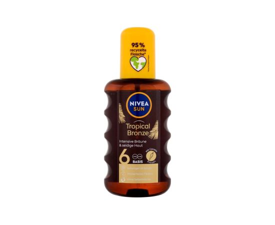 Nivea Sun / Tropical Bronze Oil Spray 200ml SPF6 U / Sun Body Lotion