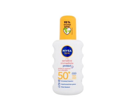 Nivea Sun / Sensitive Immediate Protect+ Sun-Allergy 200ml SPF50+ U / Sun Body Lotion