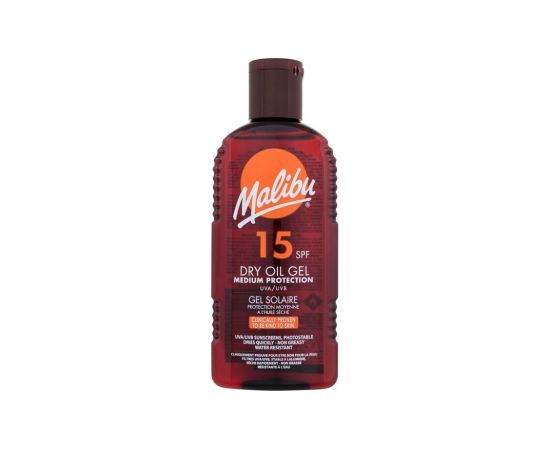 Malibu Dry Oil Gel 200ml SPF15 U / Sun Body Lotion