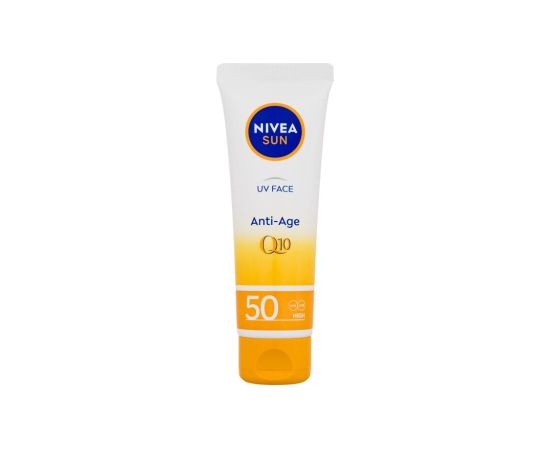 Nivea Sun UV Face / Q10 Anti-Age 50ml SPF50 W / Face Sun Care