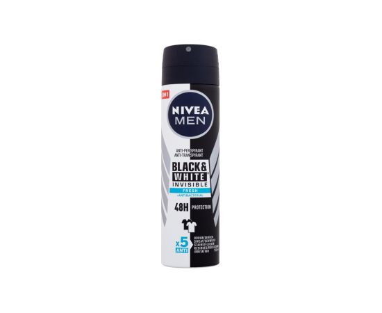 Nivea Men Invisible For Black & White / Fresh 150ml 48h M / Antiperspirant