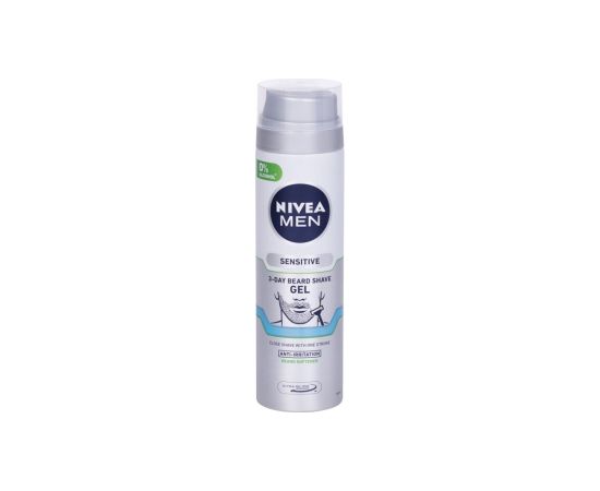 Nivea Men Sensitive / 3-Day Beard 200ml M / Shaving Gel