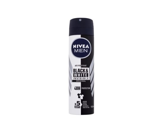 Nivea Men Invisible For Black & White / Original 150ml Deospray M / Antiperspirant