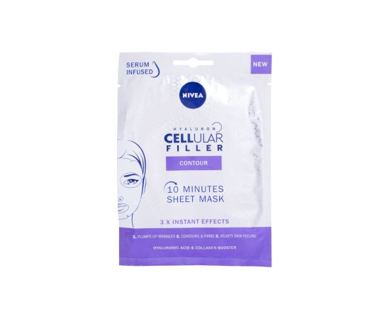 Nivea Hyaluron Cellular Filler / 10 Minutes Sheet Mask 1pc W / Face Mask