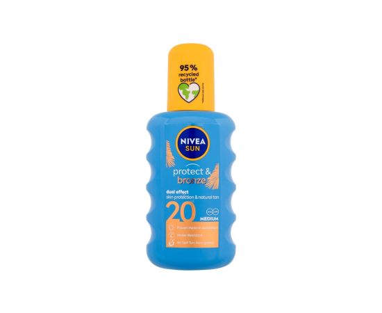 Nivea Sun / Protect & Bronze Sun Spray 200ml SPF20 U / Sun Body Lotion