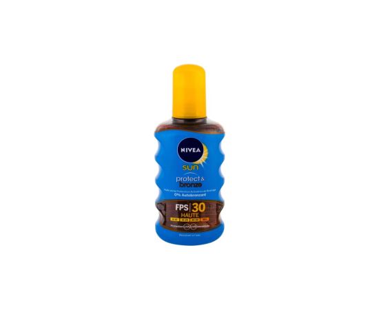 Nivea Sun / Protect & Bronze Oil Spray 200ml SPF30 U / Sun Body Lotion