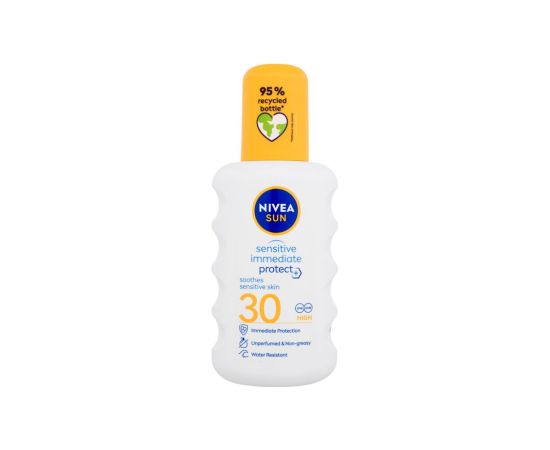 Nivea Sun / Sensitive Immediate Protect+ 200ml SPF30 U / Sun Body Lotion