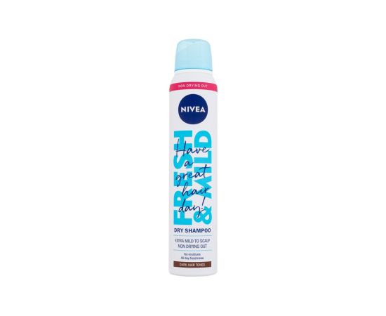 Nivea Fresh & Mild / Dark Hair Tones 200ml W / Dry Shampoo