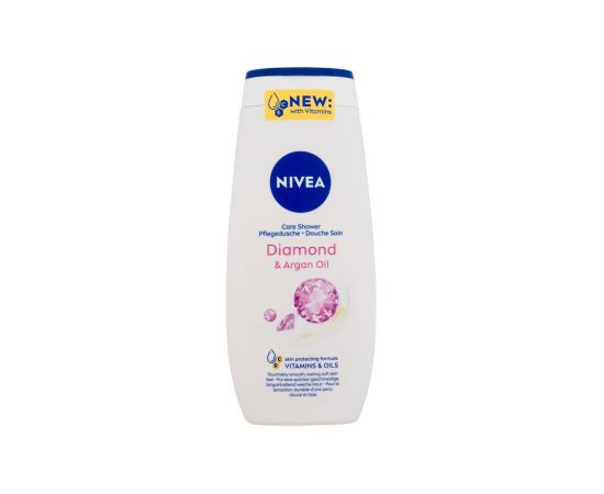 Nivea Diamond / & Argan Oil 250ml W / Shower Gel