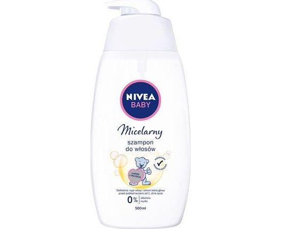 Nivea Nivea Baby Szampon do włosów micelarny 500ml