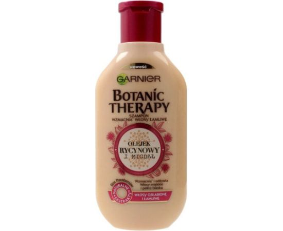 Garnier Botanic Therapy Olejek Rycynowy i Migdał Szampon do włosów osłabionych i łamliwych 400ml