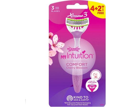 Wilkinson  Wilkinson My Intuition Xtreme 3 Comfort Cherry Blossom 6szt