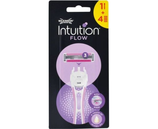 Wilkinson  Wilkinson Intuition Flow maszynka do golenia dla kobiet i 4 wkłady