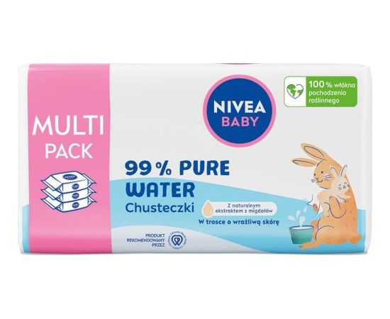 Nivea Nivea Baby chusteczki biodegradowalne 99% Pure Water 3x57szt