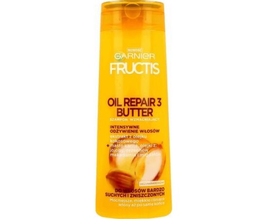 Garnier New Fructis Oil Repair 3 Butter szampon do włosów suchych i zniszczonych 400ml