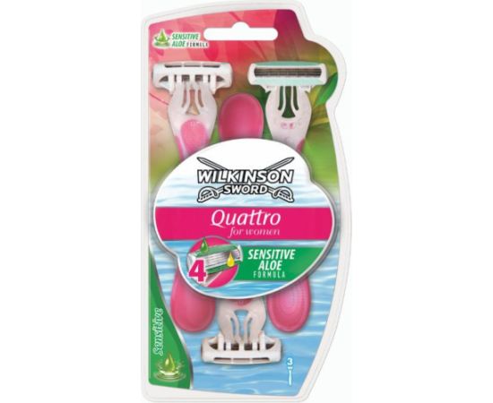 Wilkinson  QUATTRO BEAUTY SENSITIVE 3 SZT.