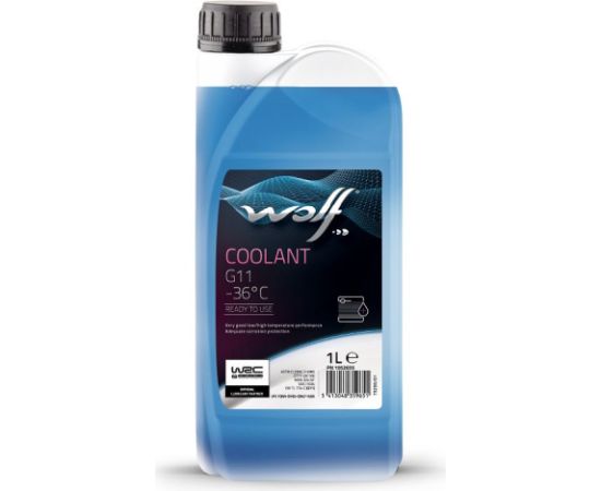 Wolf RADIATOR COOLANT -36oC 1L dzesēšanas skidrums zils G11 IAT