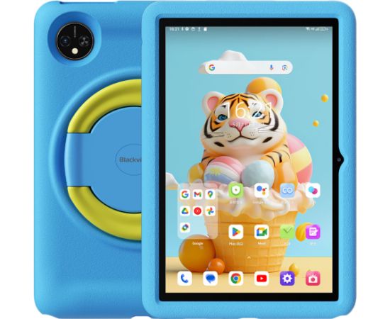 Blackview Tab 80 Kids 4GB/64GB, 10.1-inch HD+ 800x1280 IPS, Quad-core, 8MP Front/13MP Back Camera, Battery 7680mAh, Type-C, WiFi +BT, Android 14, SD card slot, Blue