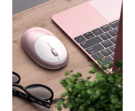 SATECHI M1 Bluetooth Wireless Mouse - Rose Gold