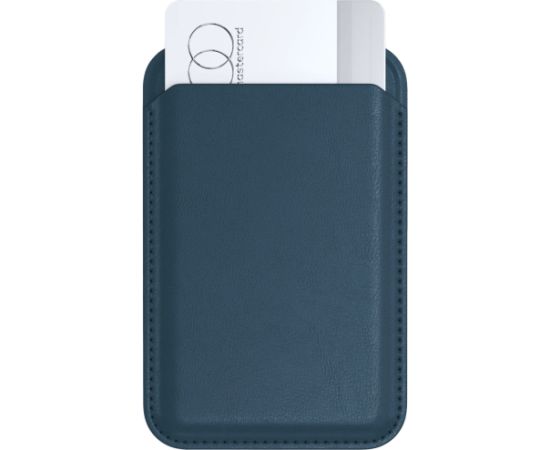 SATECHI Vegan-Leather Magnetic Wallet Stand (Dark Blue)