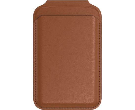 SATECHI Vegan-Leather Magnetic Wallet Stand (Brown)