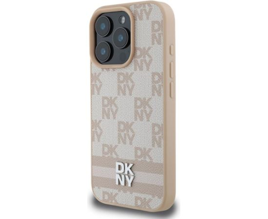 DKNY Checkered Pattern & Printed Stripes Защитный Чехол для Apple iPhone 16 Pro Max