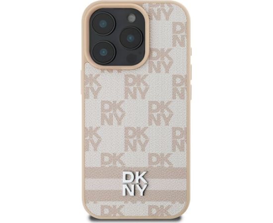 DKNY Checkered Pattern & Printed Stripes Защитный Чехол для Apple iPhone 16 Pro Max