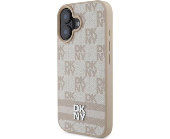 DKNY Checkered Pattern & Printed Stripes Защитный Чехол для Apple iPhone 16