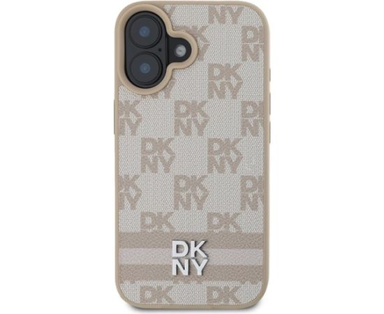 DKNY Checkered Pattern & Printed Stripes Защитный Чехол для Apple iPhone 16