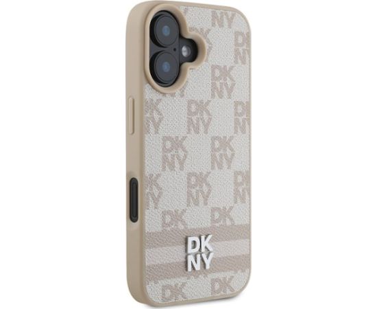 DKNY Checkered Pattern & Printed Stripes Защитный Чехол для Apple iPhone 16