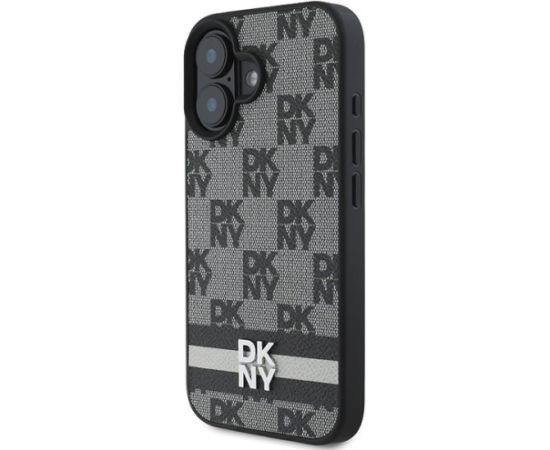 DKNY Checkered Pattern & Printed Stripes Защитный Чехол для Apple iPhone 16