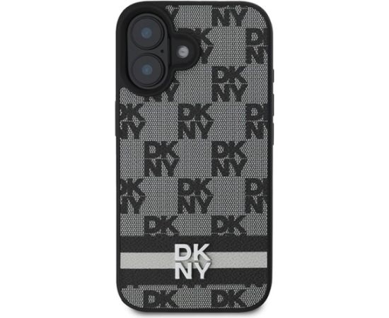 DKNY Checkered Pattern & Printed Stripes Защитный Чехол для Apple iPhone 16