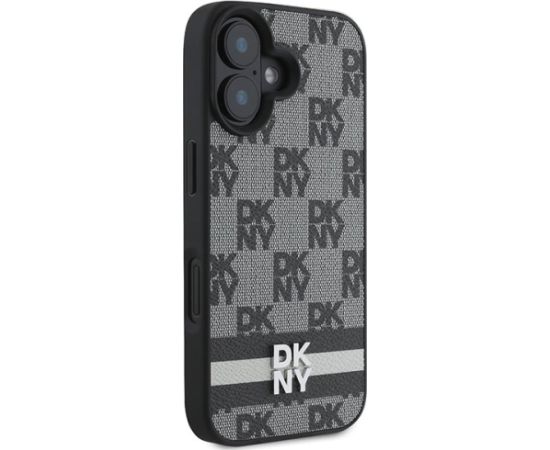 DKNY Checkered Pattern & Printed Stripes Защитный Чехол для Apple iPhone 16