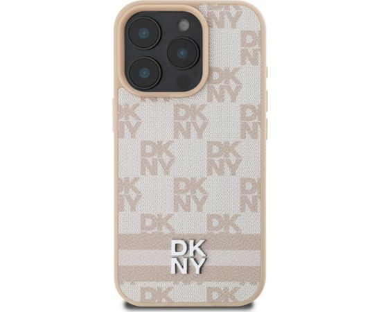 DKNY Checkered Pattern & Printed Stripes Защитный Чехол для Apple iPhone 16 Pro