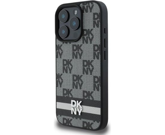 DKNY Checkered Pattern & Printed Stripes Защитный Чехол для Apple iPhone 16 Pro