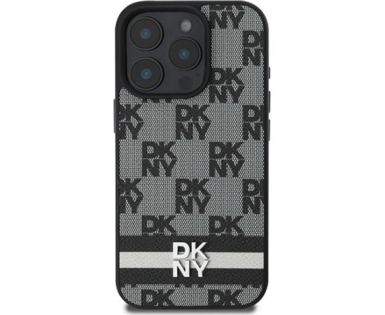 DKNY Checkered Pattern & Printed Stripes Защитный Чехол для Apple iPhone 16 Pro