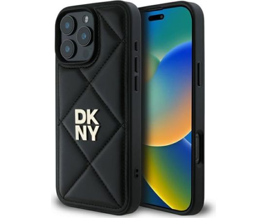 DKNY Quilted Stack Logo Защитный Чехол для Apple iPhone 16 Pro