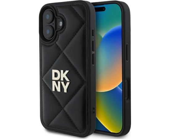 DKNY Quilted Stack Logo Защитный Чехол для Apple iPhone 16