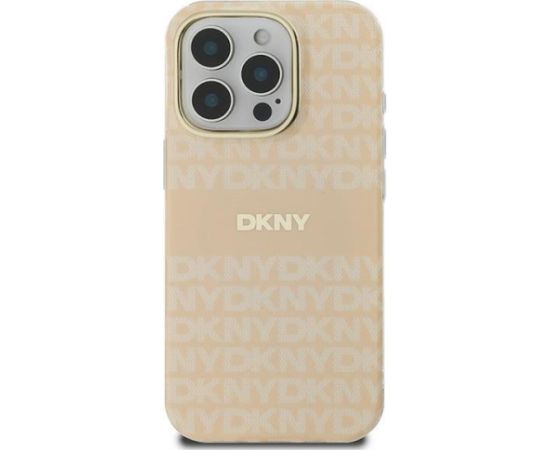 DKNY Repeat Texture Pattern With Stripe Aizsargapvalks Priekš Apple iPhone 16 Pro Max