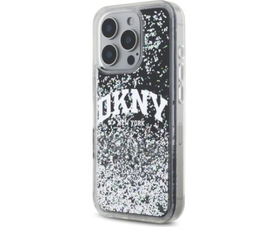 DKNY Liquid Glitter Arch Logo Защитный Чехол для Apple iPhone 16 Pro Max