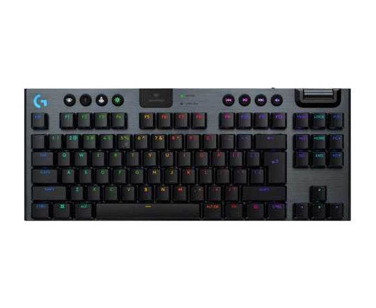 Keyboard Logitech G915 X LightSpeed TKL Clicky US (W), black