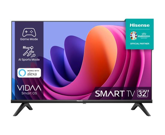 Hisense 32A4N TV 81.3 cm (32") HD Smart TV Wi-Fi Black 200 cd/m²