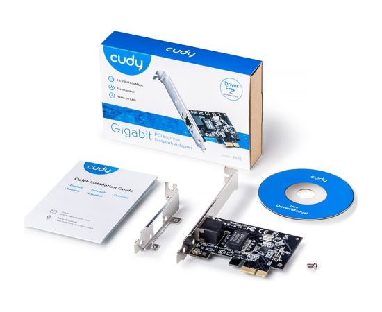 Cudy PE10 network card Internal Ethernet 1000 Mbit/s