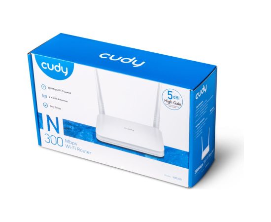 Cudy WR300 wireless router Fast Ethernet Single-band (2.4 GHz) White