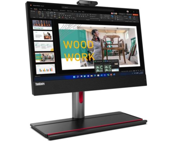 Lenovo ThinkCentre M70a Gen 3 i5-12400 21.5" FHD IPS 250nits AG 16GB DDR4 3200 SSD515 Intel UHD Graphics 730 W11Pro Black