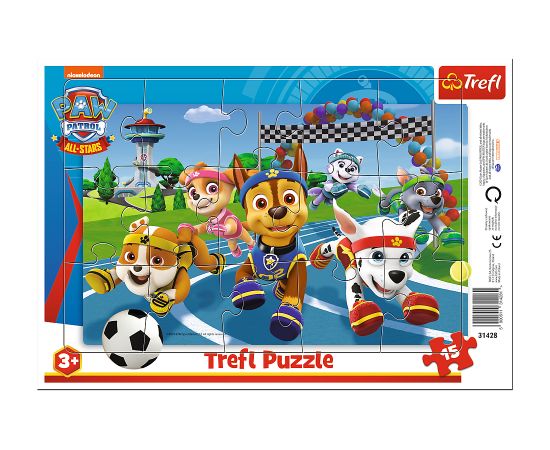 TREFL PAW PATROL Пазл в рамке Щенячий патруль, 15 шт.