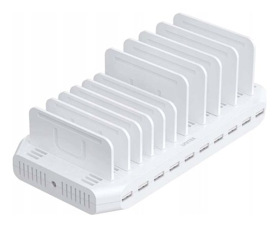 Unitek Unitek Stacja ładująca 10xUSB 2.4A 60W biała