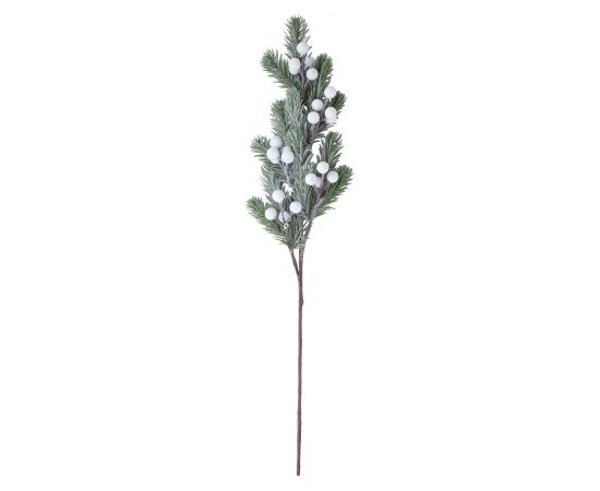 Artificial branch GREENLAND H55cm, white berries