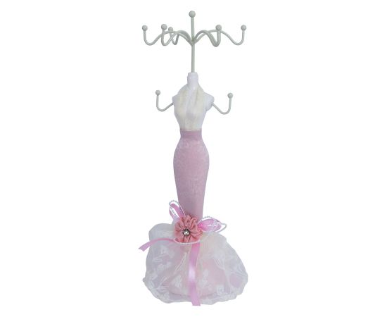 Jewelry stand ANGELINA pink long dress